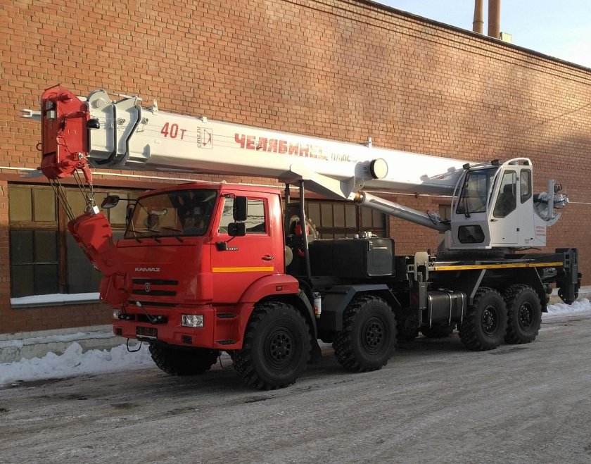 КАМАЗ автокран Челябинец 65711