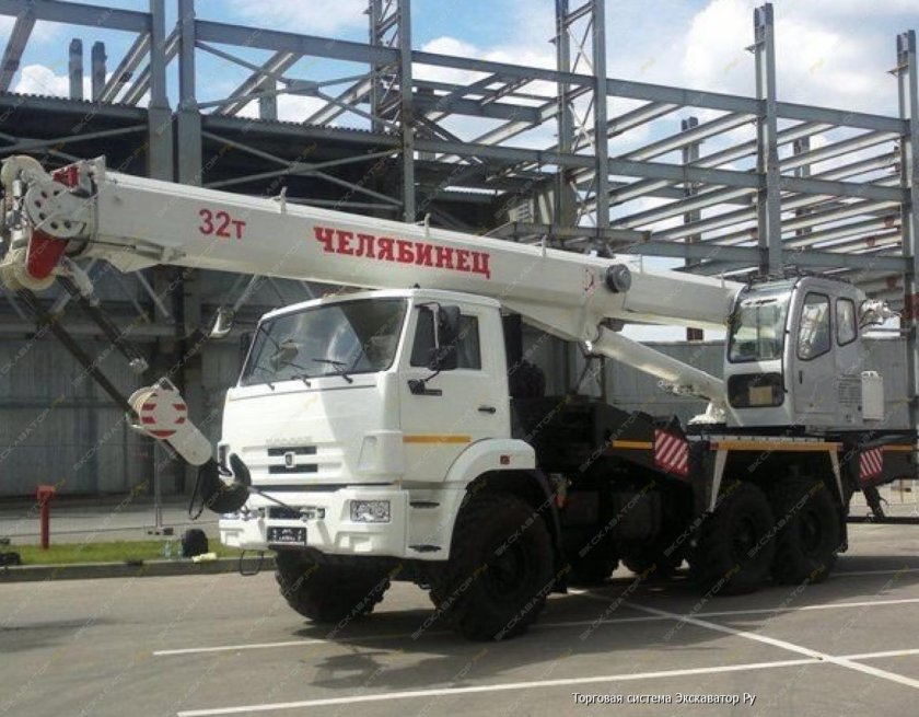 Кран Челябинец 50 тонн КАМАЗ