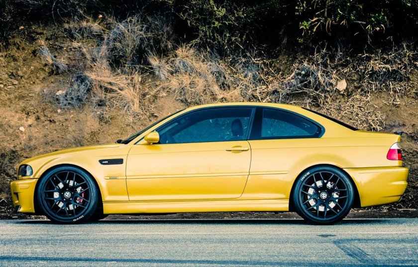 BMW m3 e46 Yellow