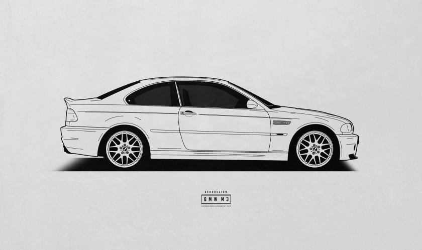 BMW e46 сбоку