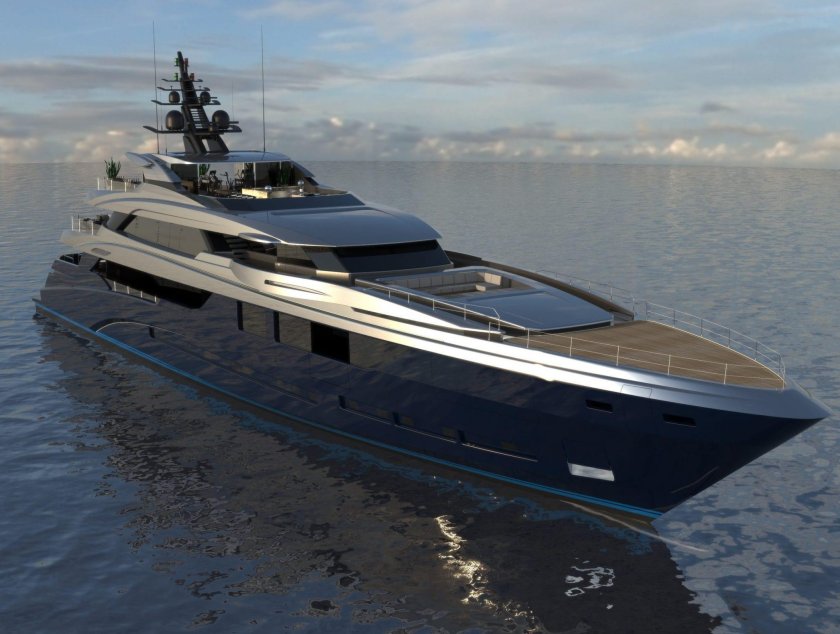 8 Ми метровая яхта