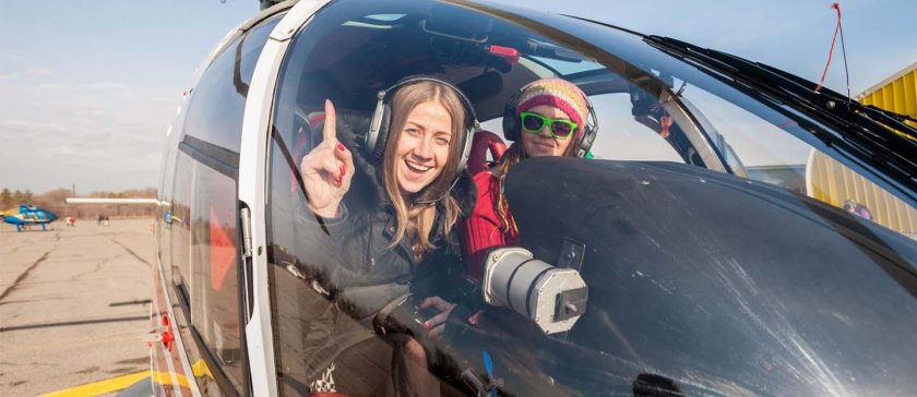 Полет на вертолете