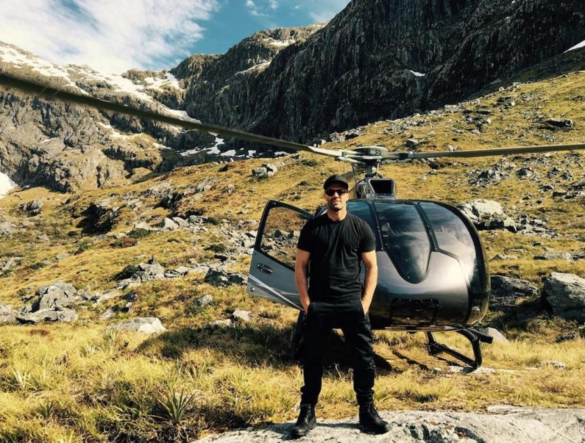 Джейсон Стэтхэм на природе