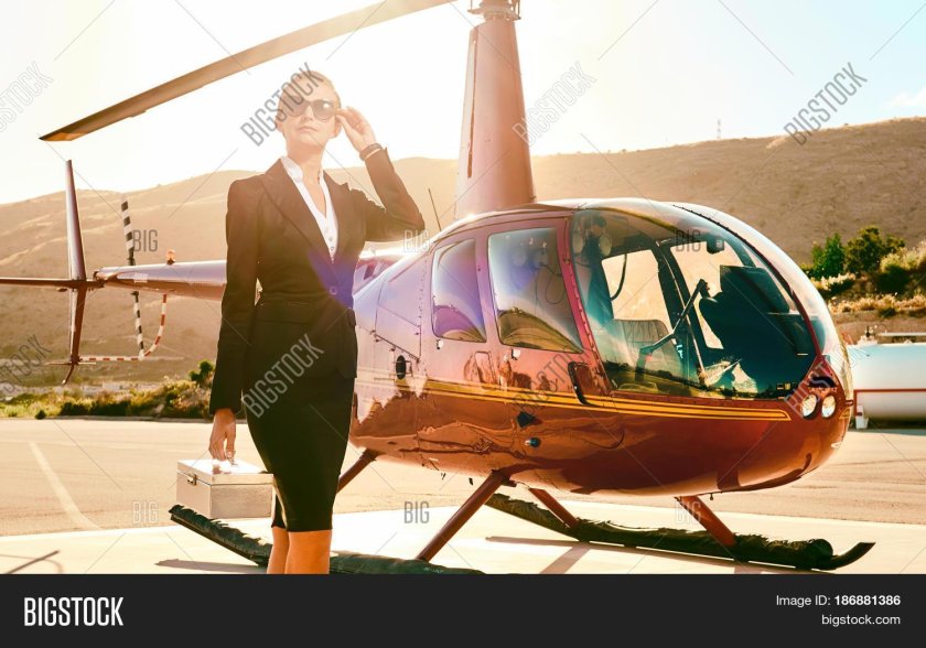 Фотосессия с вертолетом девушка