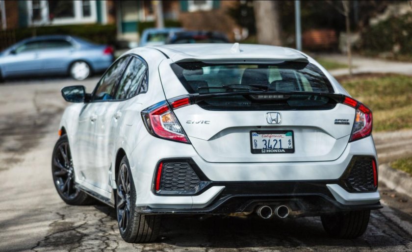 Хонда Цивик 2018 сзади
