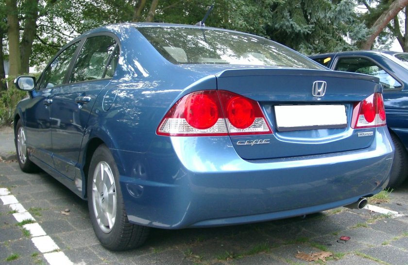 Honda Civic 2007 седан сзади