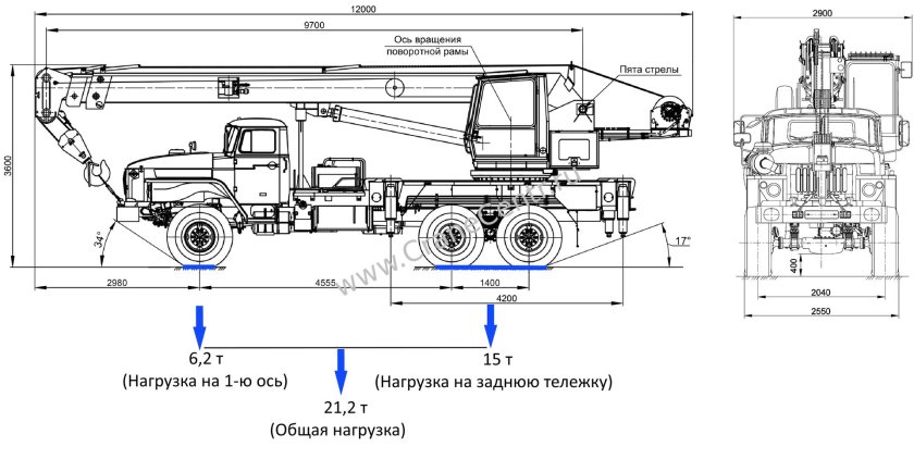Автокран КС 55713-3 Галичанин Урал 4320