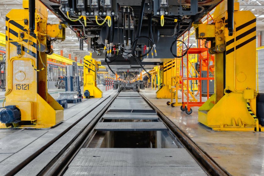 Завод Метровагонмаш в Мытищах