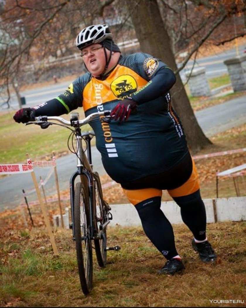 Толстые велосипедисты