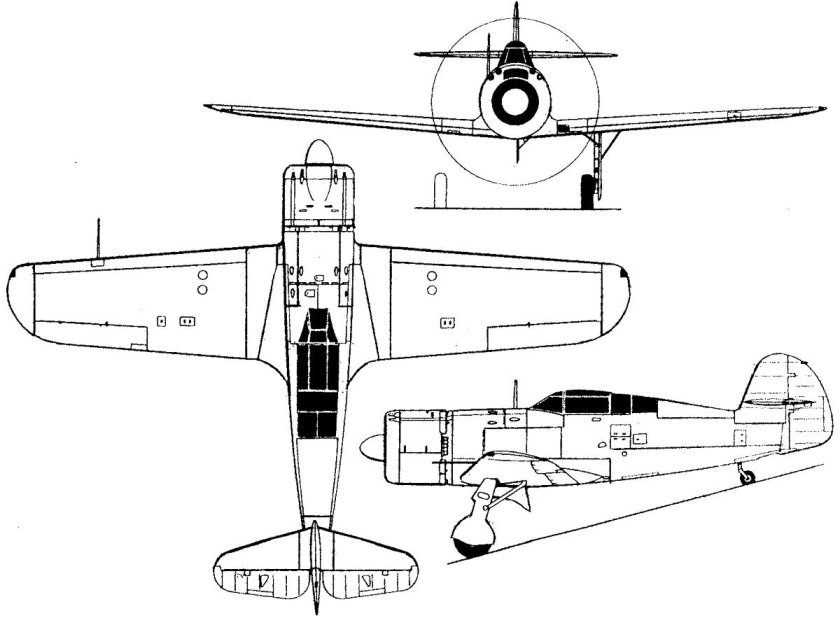Советские самолёты второй мировой войны чертежи