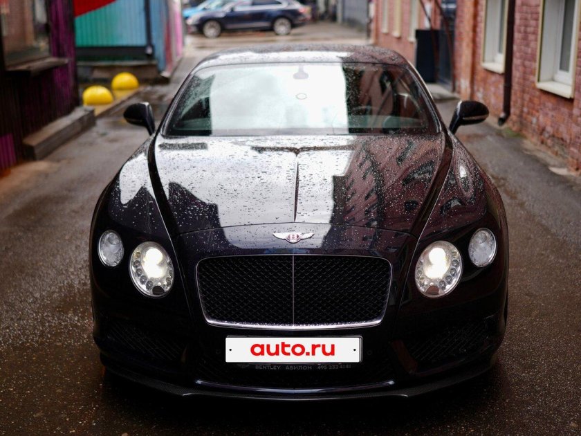Машина bentley continental gt