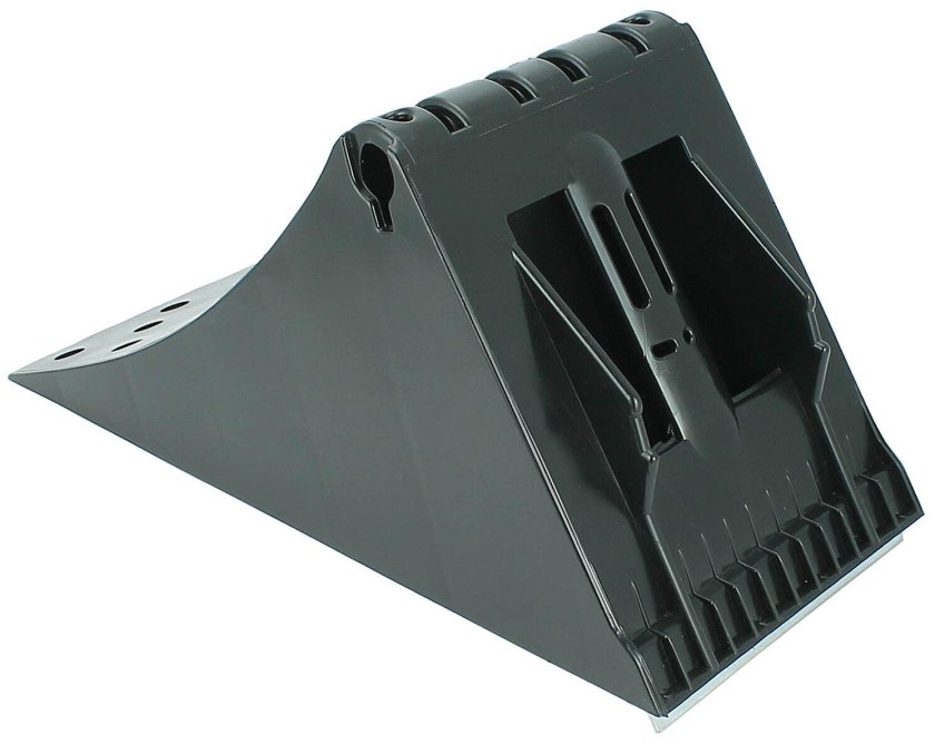 Противооткатный башмак 160мм черный пластиковый