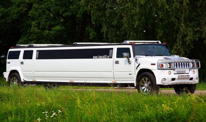 Белый Хаммер лимузин