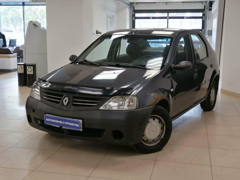 Рено Логан 1 темно серый