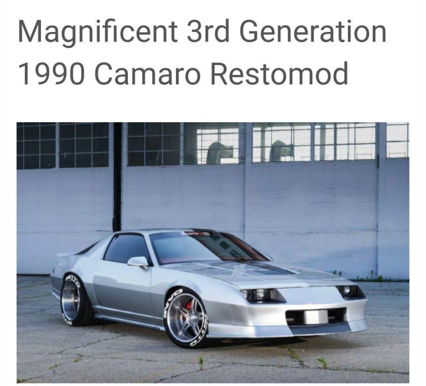 Chevrolet Camaro 1990