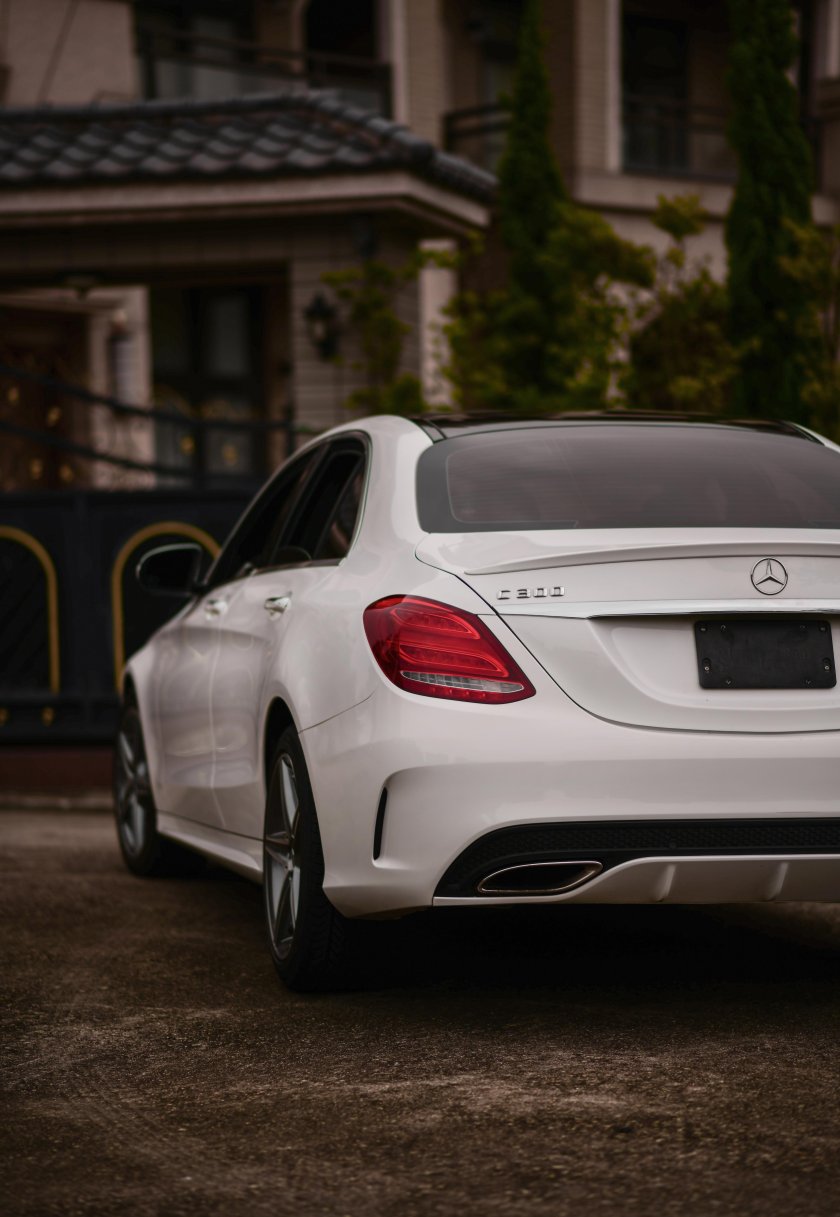 Мерседес сзади