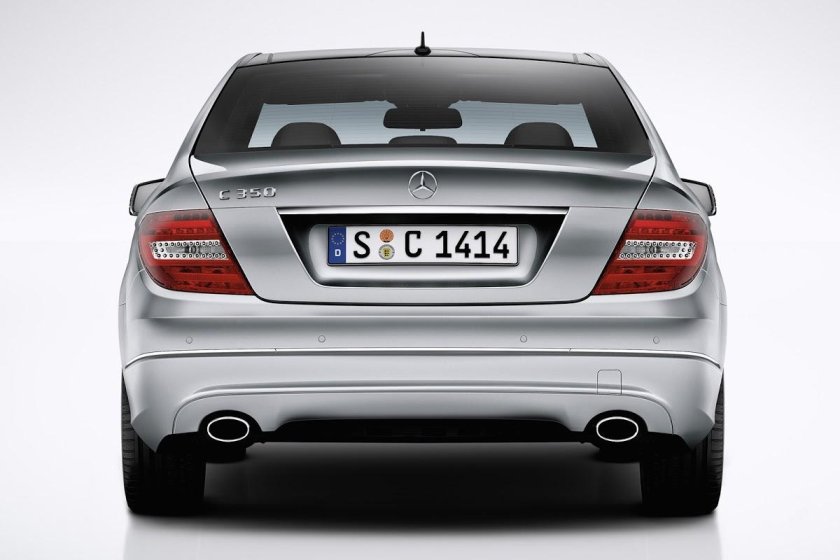 Mercedes c200 w204 сзади