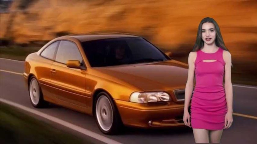 Volvo оранжевая