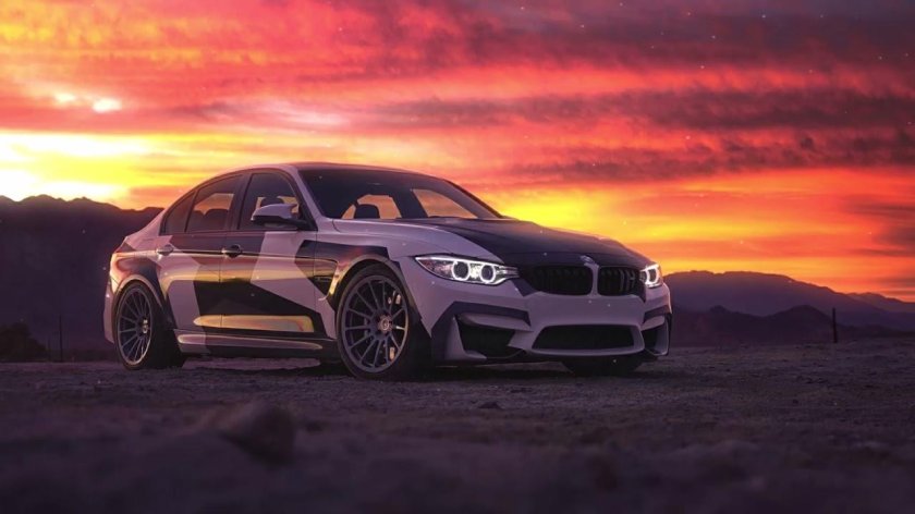 BMW m3 белая