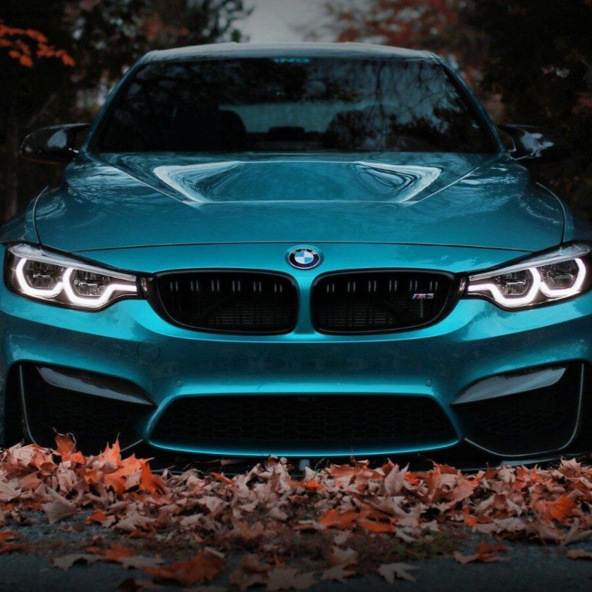 BMW m3 бирюзовая