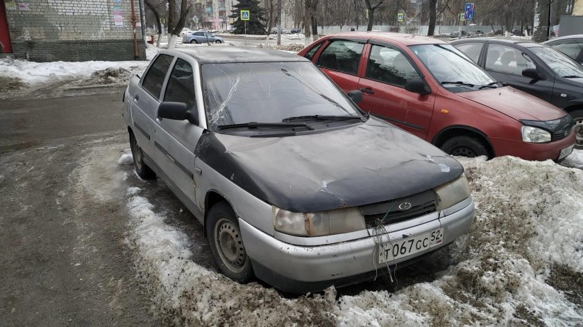 ВАЗ 2110 ржавая