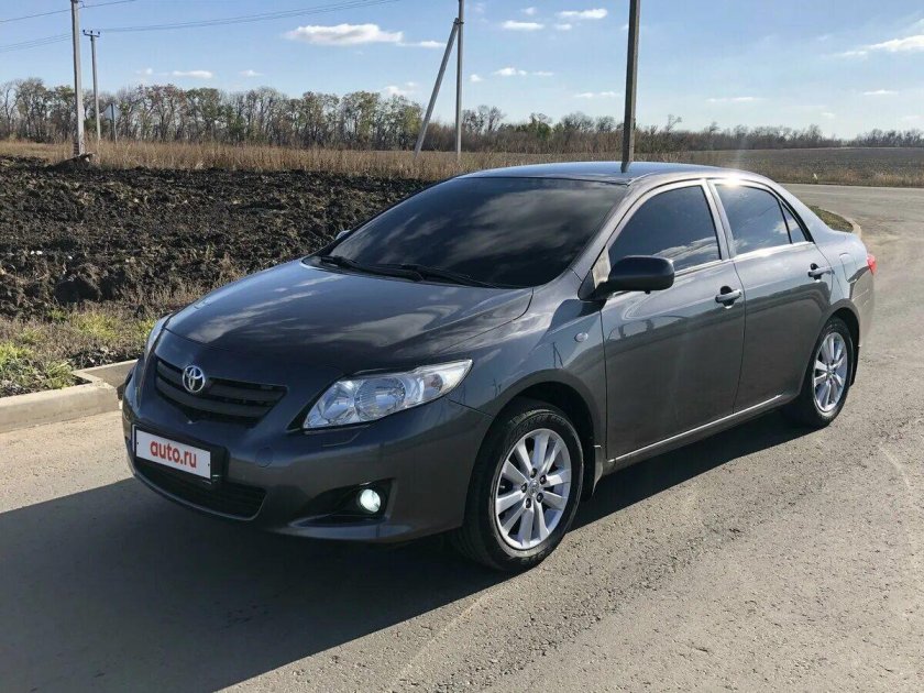Тойота Королла 2007 серая