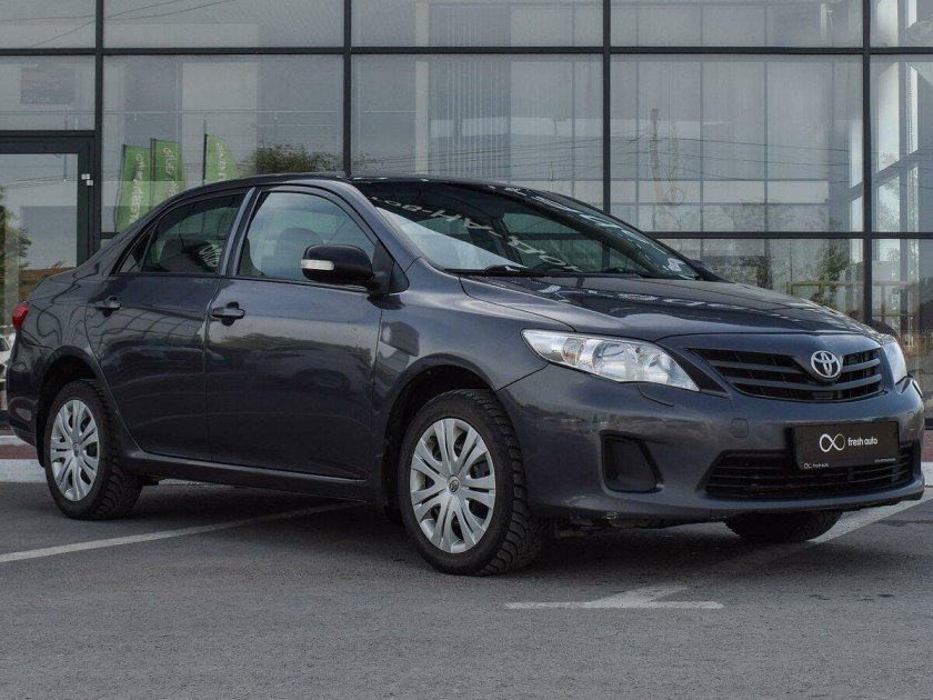 Тойота Королла 150 Рестайлинг серый цвет фото