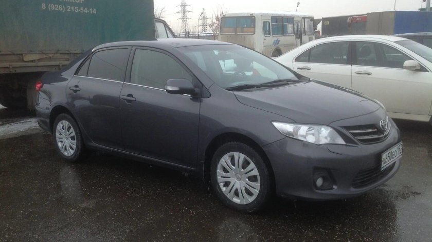 Тойота Королла 150 серая