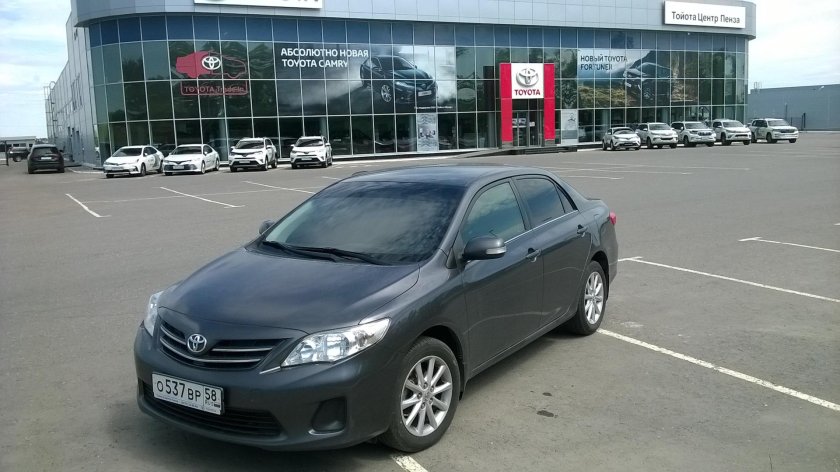 Тойота Королла 150 серая