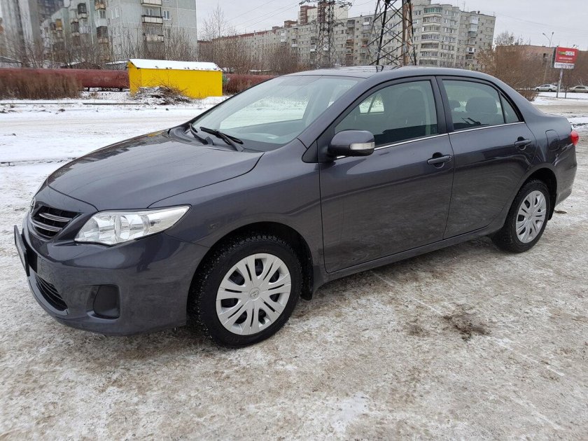 Тойота Королла 2012 серая