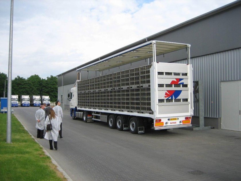 Автомобиль для перевозки птицы