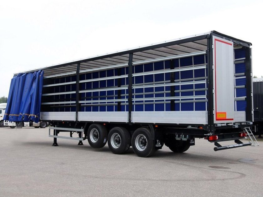 Бортовой полуприцеп Тонар 9888