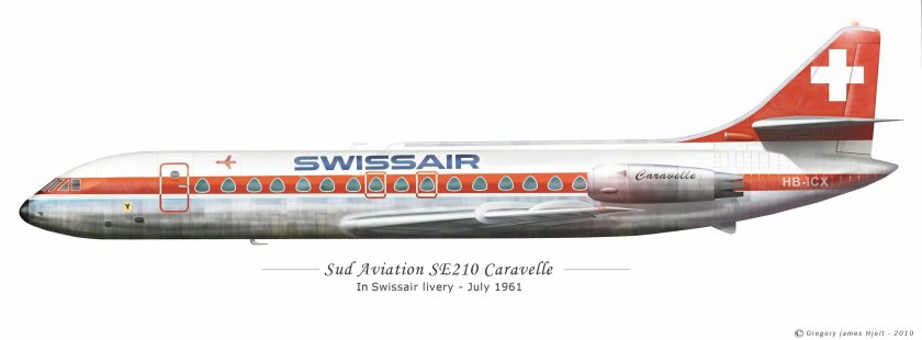 Se-210 Caravelle чертежи