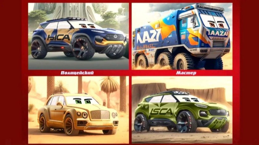 Мультфильм русские Тачки