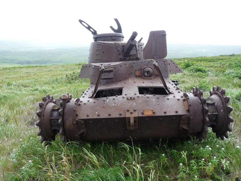 Японские танки на Шумшу