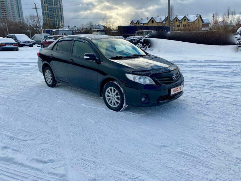 Тойота королла 2013 рестайлинг черный