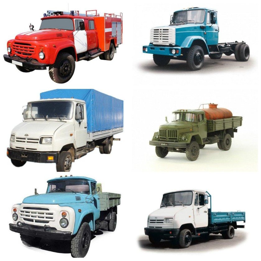 ЗИЛ 130 Модельный ряд