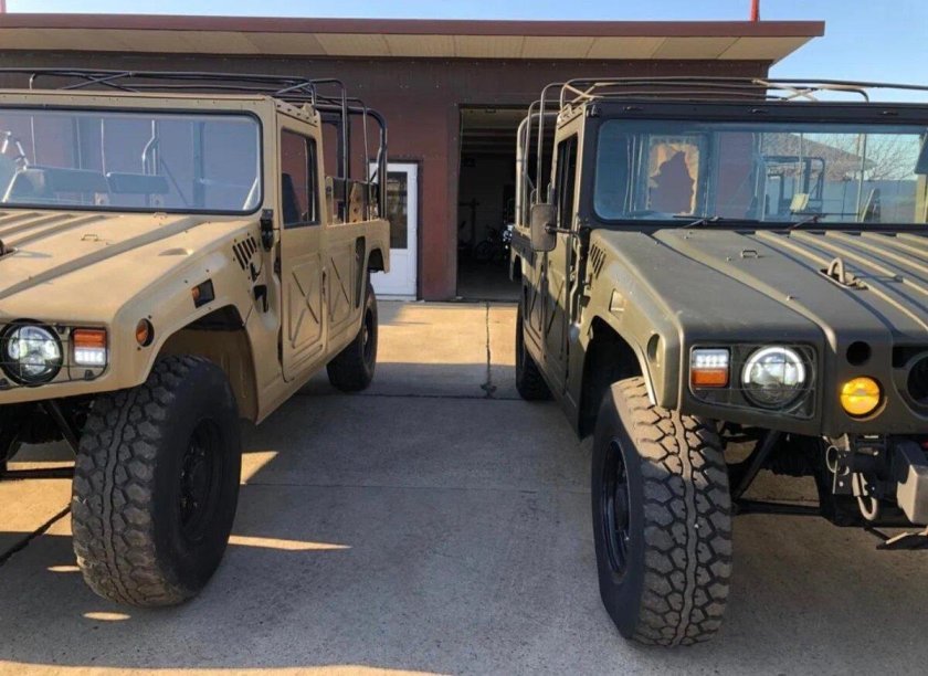 Американский военный джип хаммер