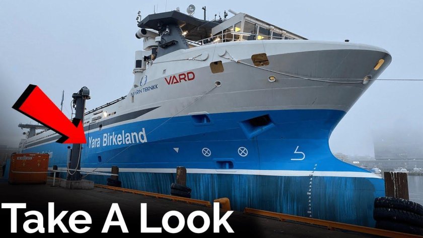 Yara Birkeland контейнеровоз