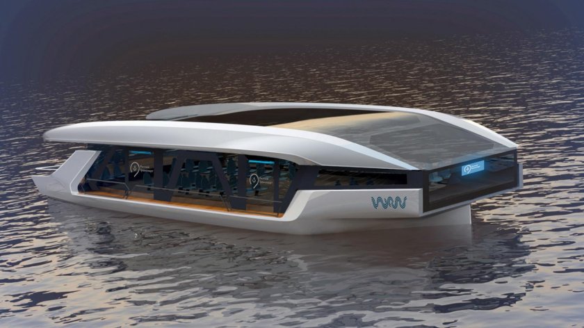 Электрические речные трамвайчики Москва 2022