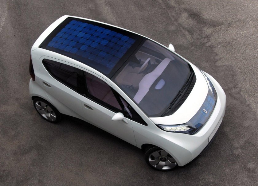 Приус с солнечной батареей