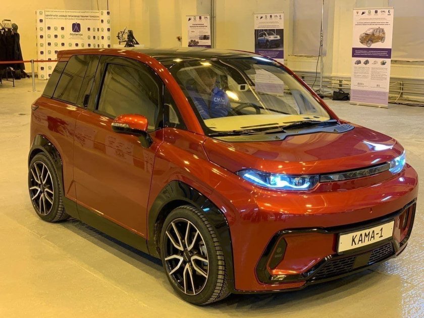 Русский электромобиль Кама 1