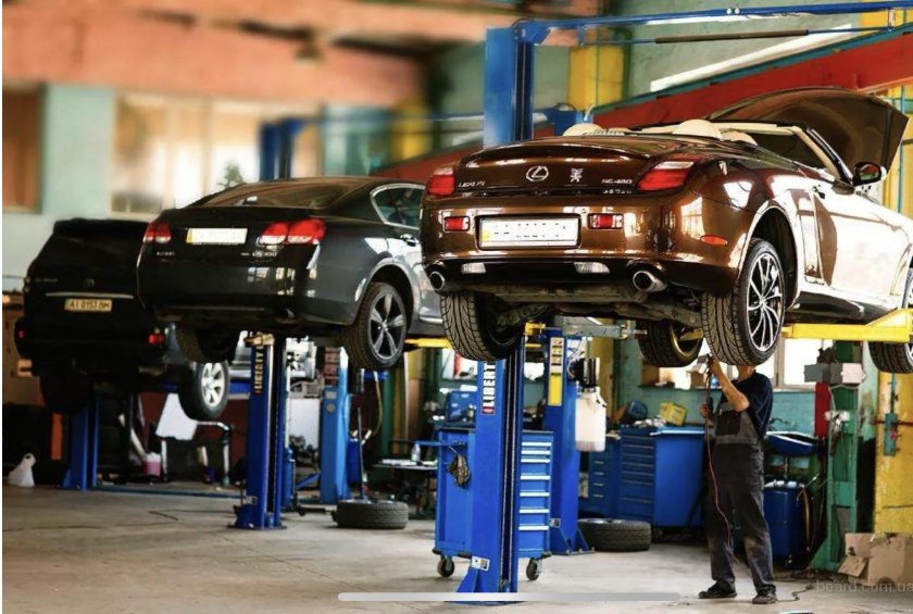 Техобслуживание автомобилей