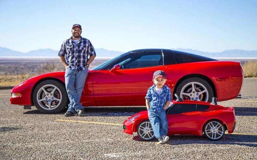 Фотосессия с сыном и машинами