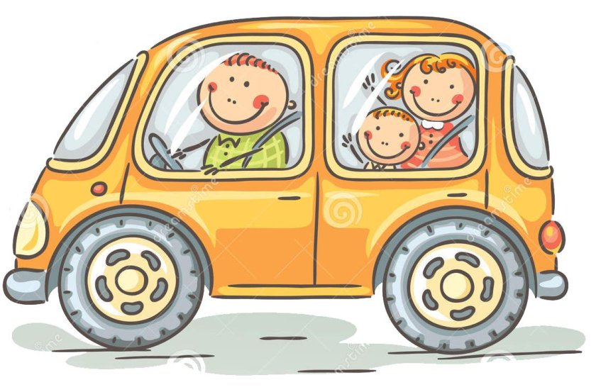Семейный автомобиль рисунок