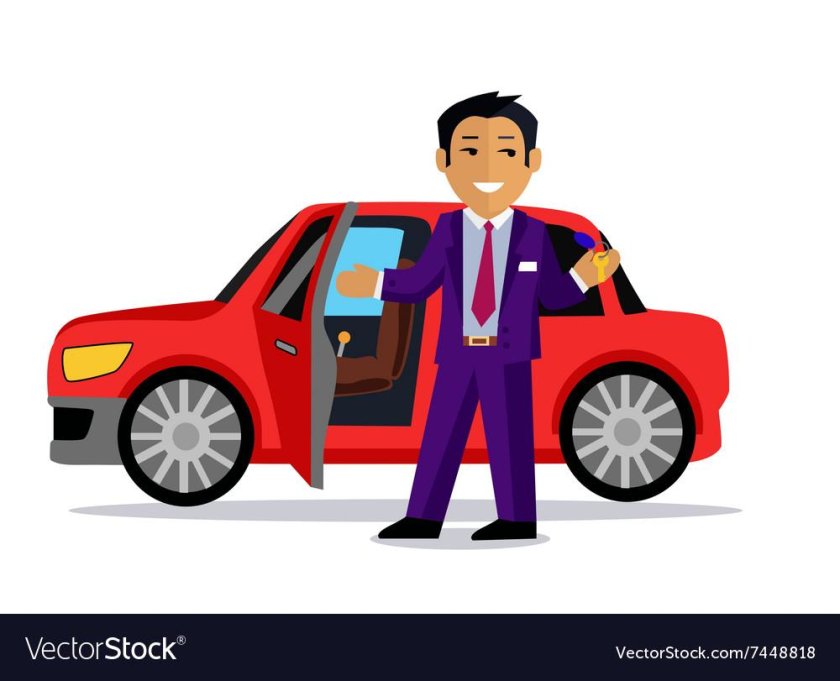 Машинка с водителем