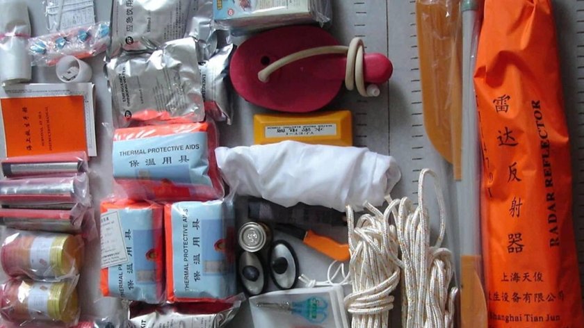 Снабжение спасательной шлюпки