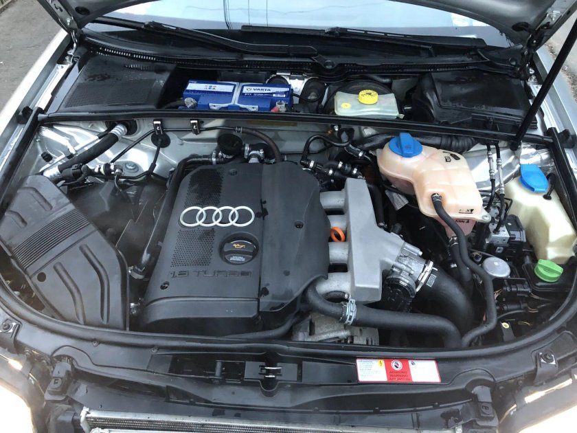 Audi a4 b6 подкапотка