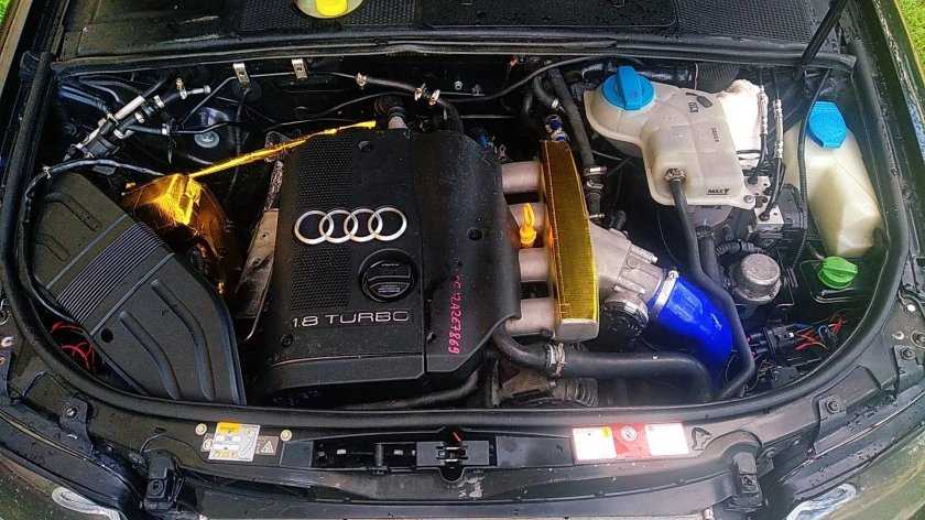 Audi a4 b6 подкапотка