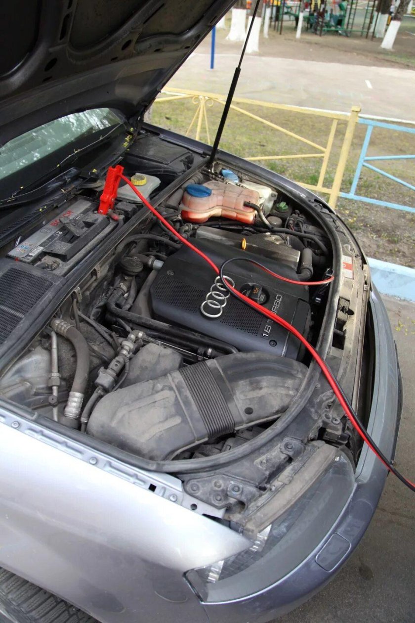 Ауди а6 с6 клемма для прикуривания